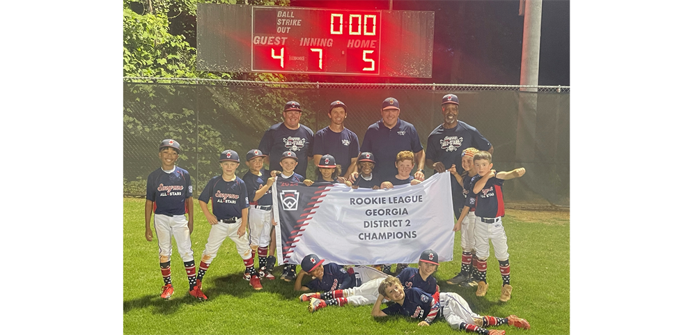 2024 District 2 Rookie League Champions