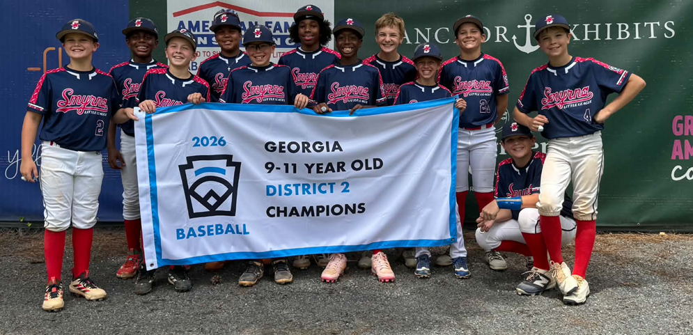 2026 D2 9-11 Champs, Smyrna Little League